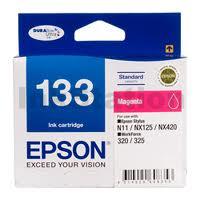 Genuine Epson T1333 (133) Magenta Ink Cartridge (C13T133392) - 305 pages